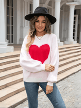 Pump My Heart Knit Sweater - White