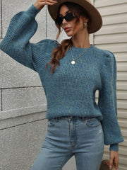 HARVIE KNIT TOP - YALE BLUE