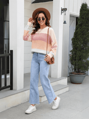 Dont Mind Me Striped Knit Sweater - Beige