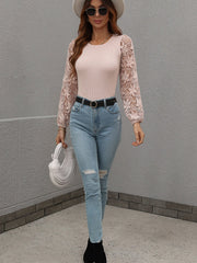 TAYLA KNIT TOP - BLUSH
