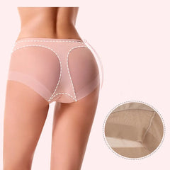 2Pcs Set Seamless Panties High Rise Tummy Control Briefs Underwear