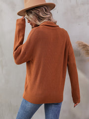 AILISH KNIT JACKET- CARAMEL