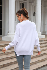 Stanton Crewneck Knit Sweater - White