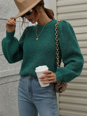 HARVIE KNIT TOP - RACING GREEN