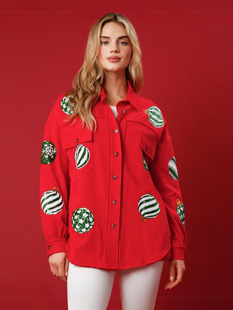 Texas Cowgirl Disco Oversized Shacket