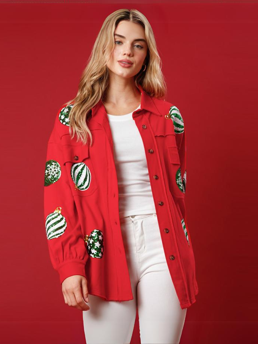 Texas Cowgirl Disco Oversized Shacket