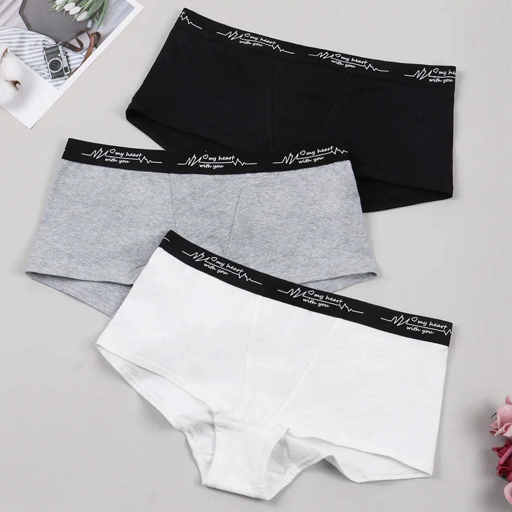 6 Pcs Cotton Boyshort Underwear Cute Boxer Briefs Panties
