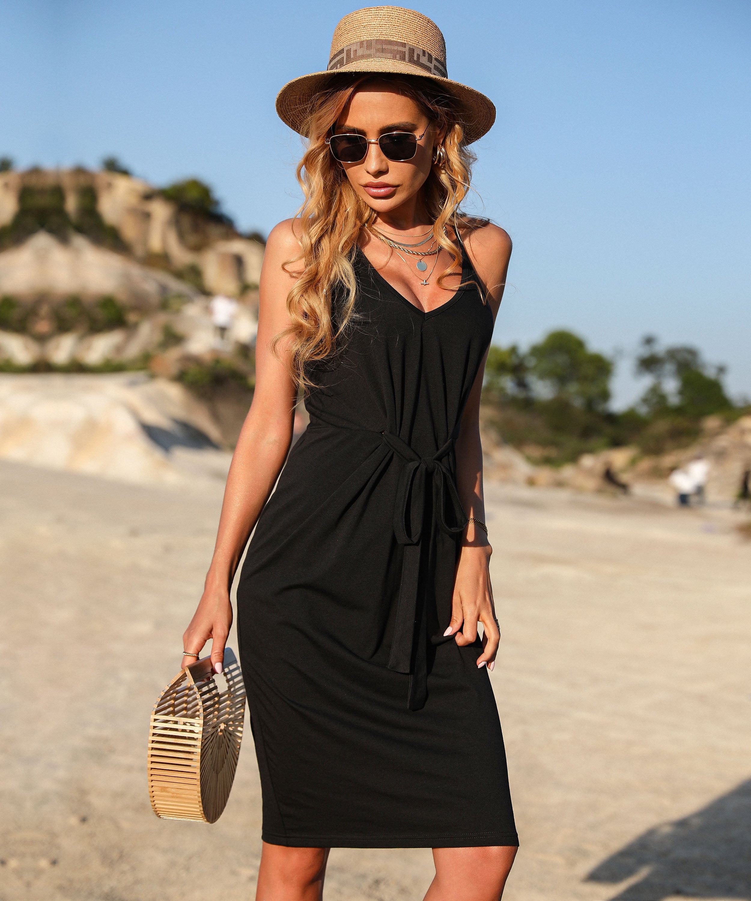 ADKINS MINI DRESS â€?BLACK