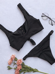 Athletic Top Bikini Set
