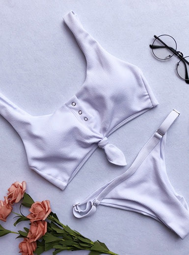 Athletic Top Bikini Set