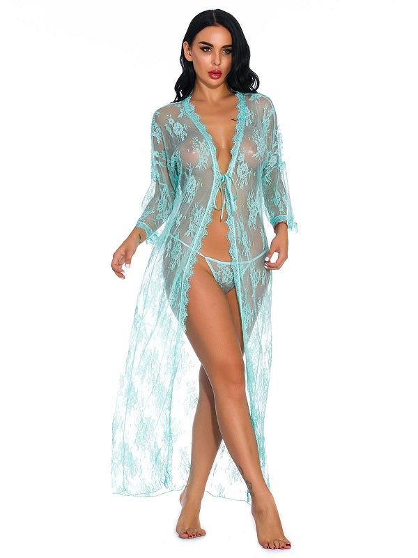 Baby dolls Lingerie Lace Floral Print Sheer Lace