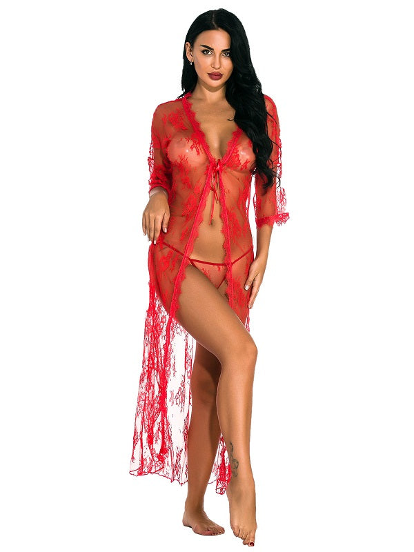 Baby dolls Lingerie Lace Floral Print Sheer Lace