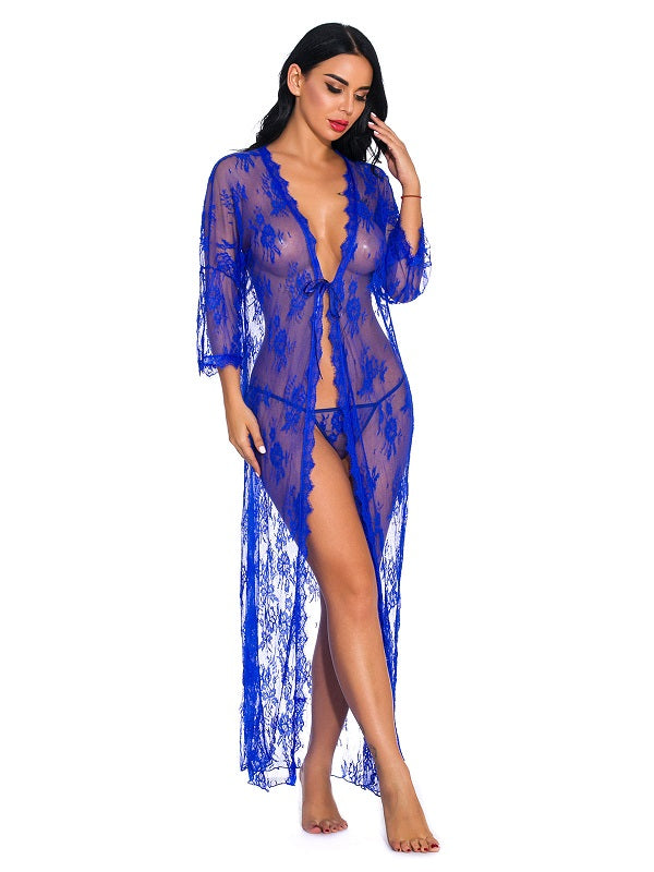 Baby dolls Lingerie Lace Floral Print Sheer Lace