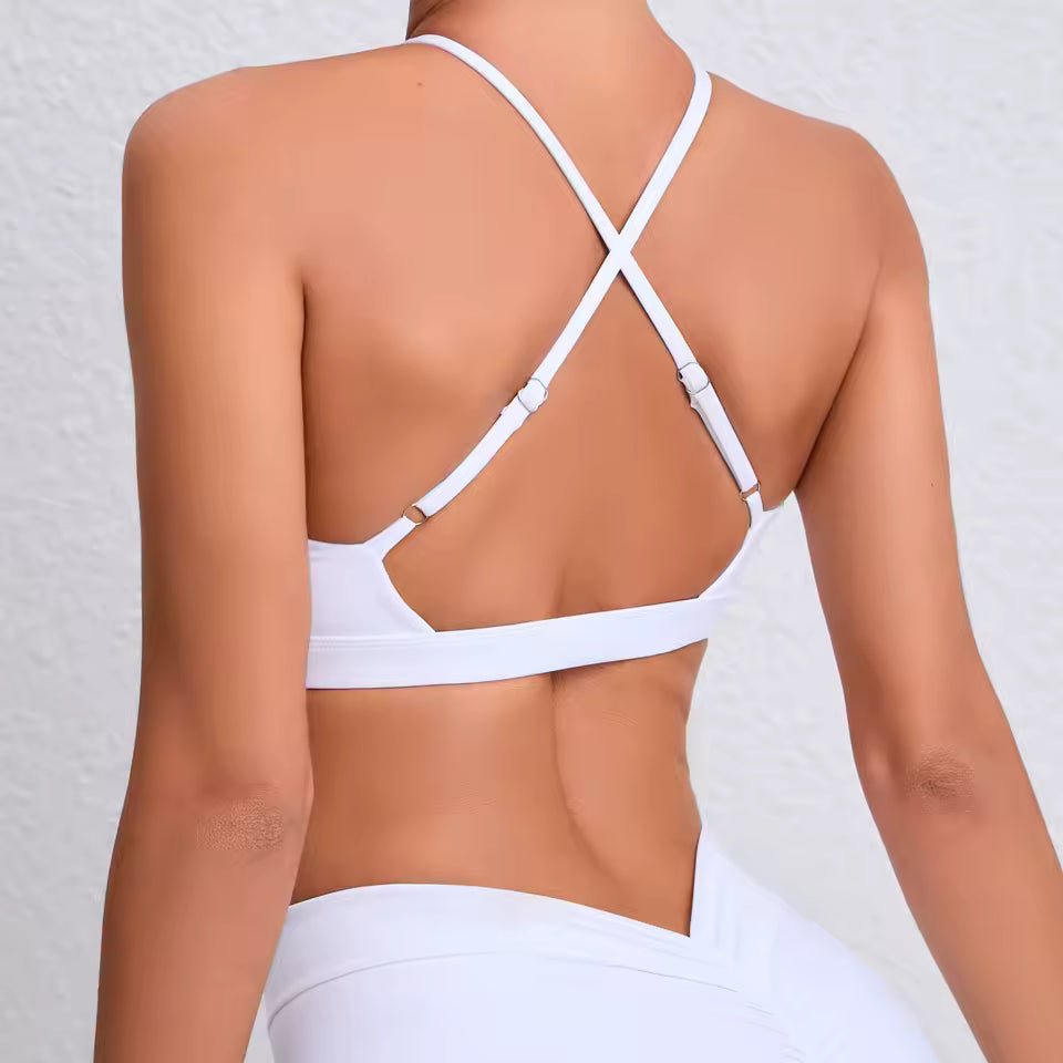 Beautiful Cross Quick-drying Breathable Running Sports Underwear Yoga Bra