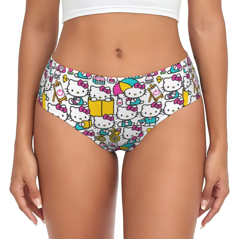 Beautiful Hello Kitty Cat Comfort Panties Underwear Briefs Underpants