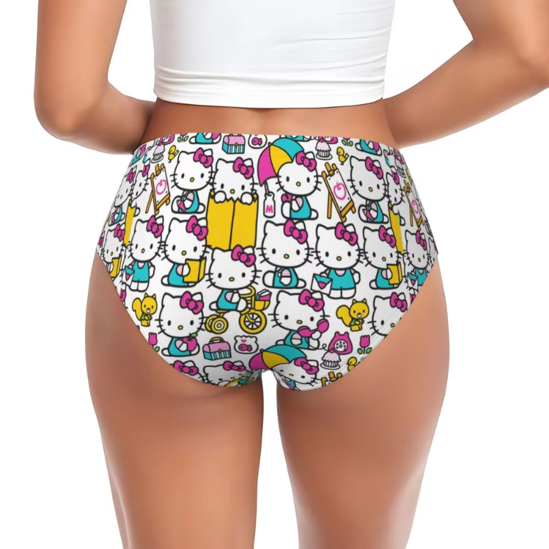 Beautiful Hello Kitty Cat Comfort Panties Underwear Briefs Underpants