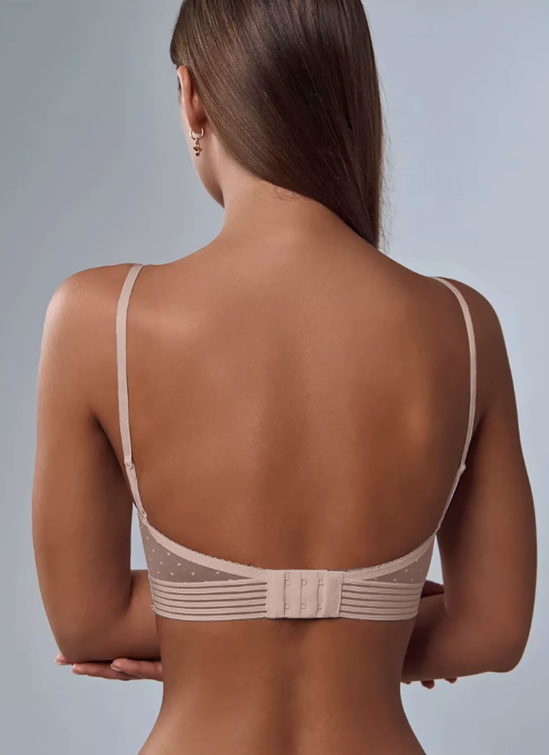 Beautiful Lace U-Shaped Ultra-Thin Invisible Cross-Border Backless Bra