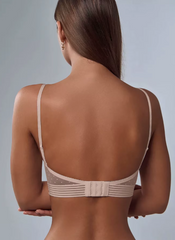 Beautiful Lace U-Shaped Ultra-Thin Invisible Cross-Border Backless Bra