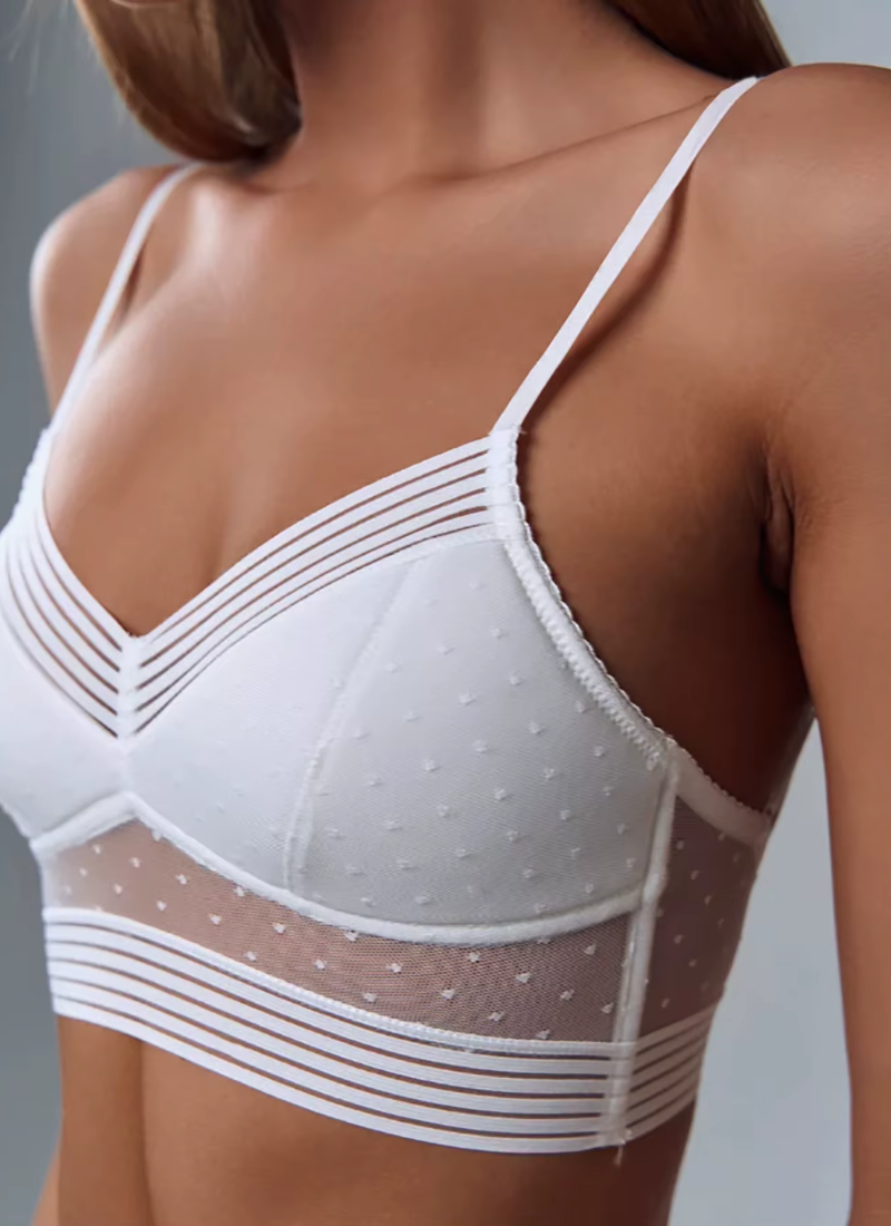 Beautiful Lace U-Shaped Ultra-Thin Invisible Cross-Border Backless Bra