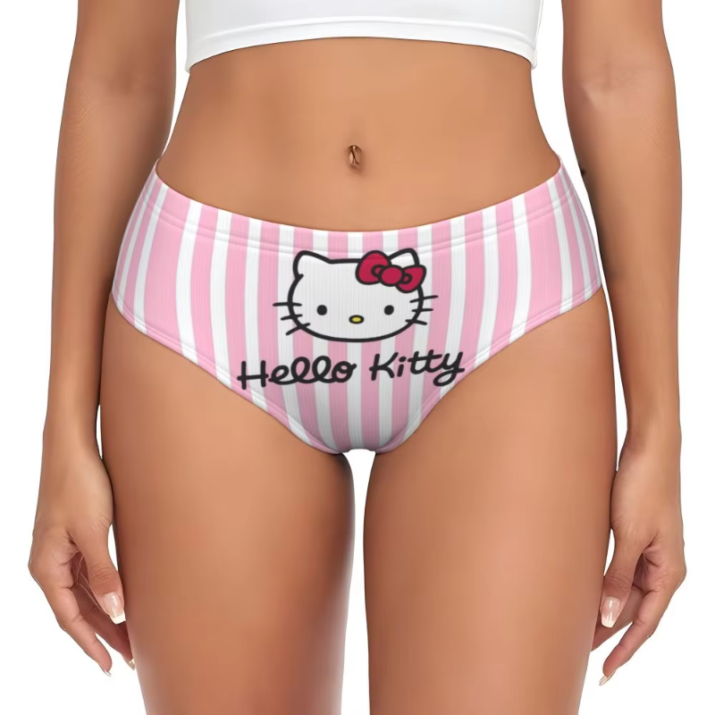 Beautiful Panties Underwear Hello Kitty Cat Comfort Briefs Underpants
