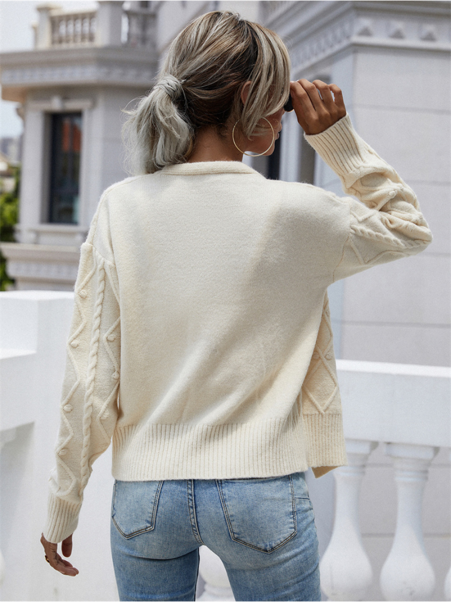 RACHAELS Knit Cardigan Set - Beige