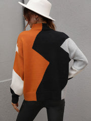 BRANDY KNIT SWEATER - BLACK
