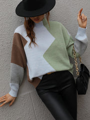 BRANDY KNIT SWEATER - BLUE