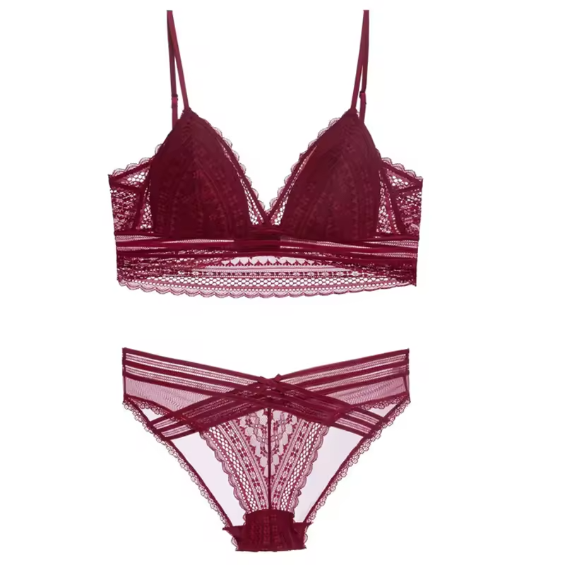 Brassiere High Quality Lace Underwear Bra And Panty Sets
