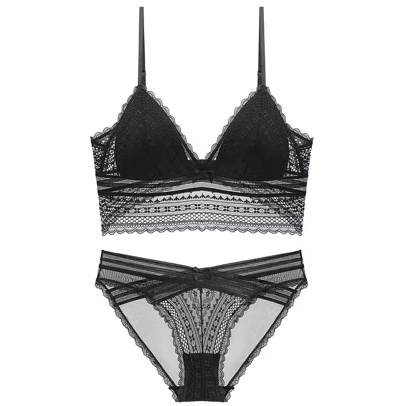 Brassiere High Quality Lace Underwear Bra And Panty Sets