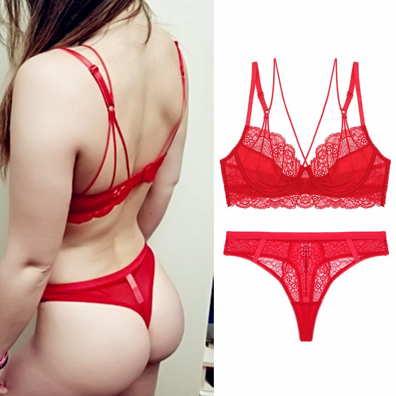 Brassiere Lace Underwear Set