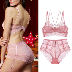 Brassiere Lace Underwear Set