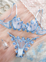 Casual Intimate Beautiful Bra Sets Lace Ultra Thin Hot Fancy Underwear