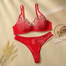 Casual New Design butterfly Line Mesh Plicing High-Quality Lingerie Set