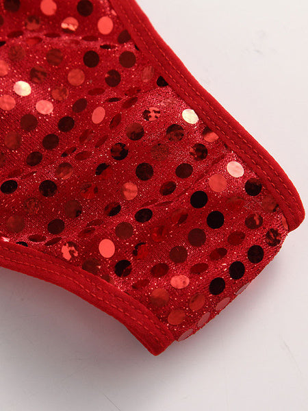 Christmas Costumes Sequined Backless Lingerie Halloween