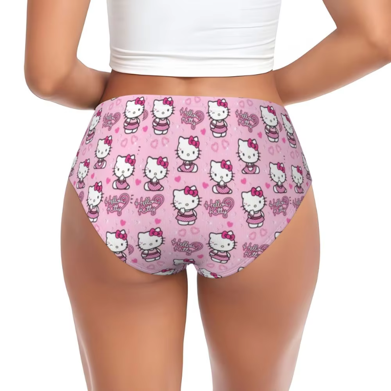 Comfort Beautiful Hello Kitty Cat Panties Underwear Briefs Underpant