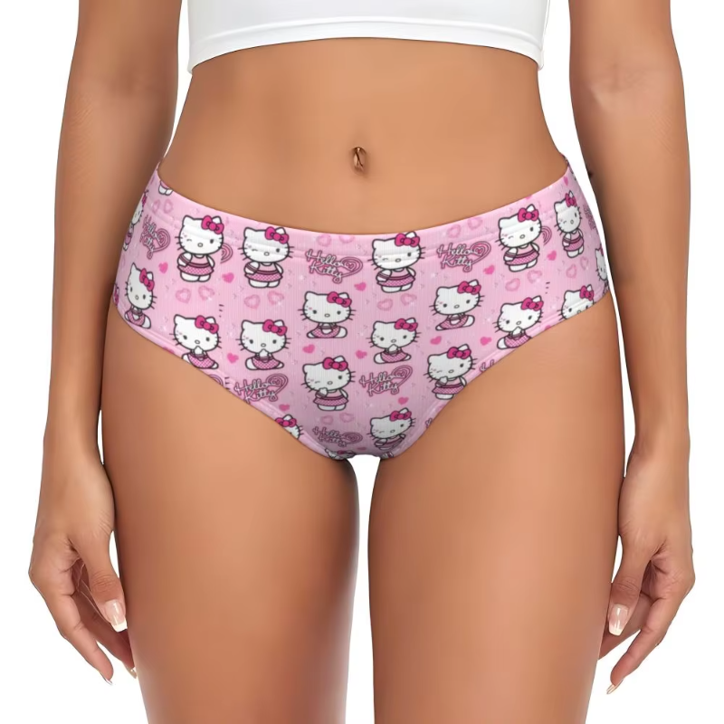 Comfort Beautiful Hello Kitty Cat Panties Underwear Briefs Underpant