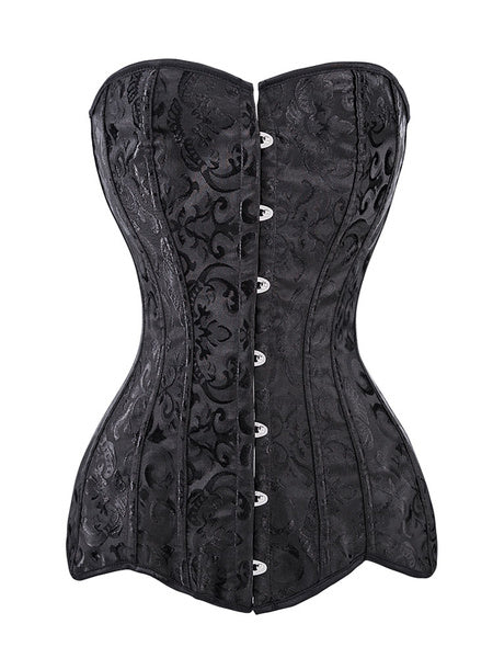 Embroidered Sleeveless Lingerie Bustier Corsets