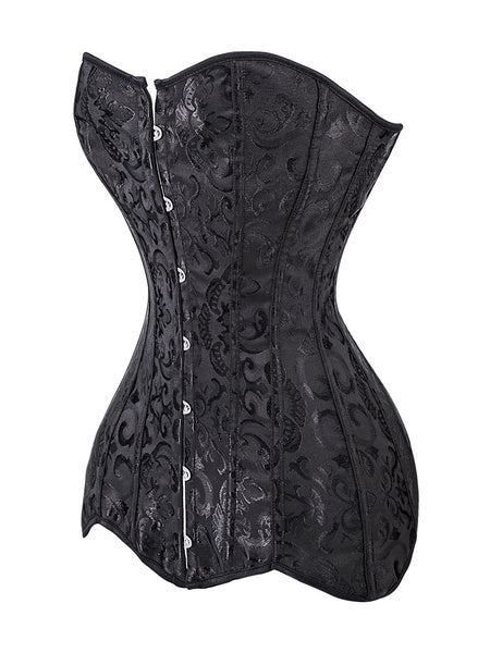 Embroidered Sleeveless Lingerie Bustier Corsets