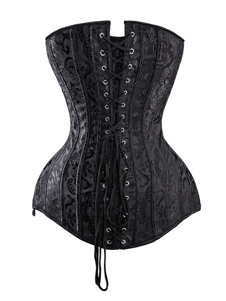 Embroidered Sleeveless Lingerie Bustier Corsets