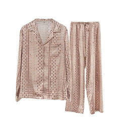 Cozy Homewear Satin Pajamas Set