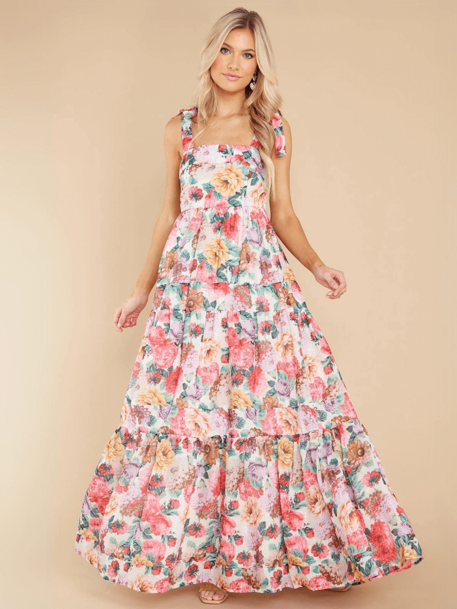 Vaughn Floral Tiered Maxi Dress