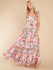 Vaughn Floral Tiered Maxi Dress