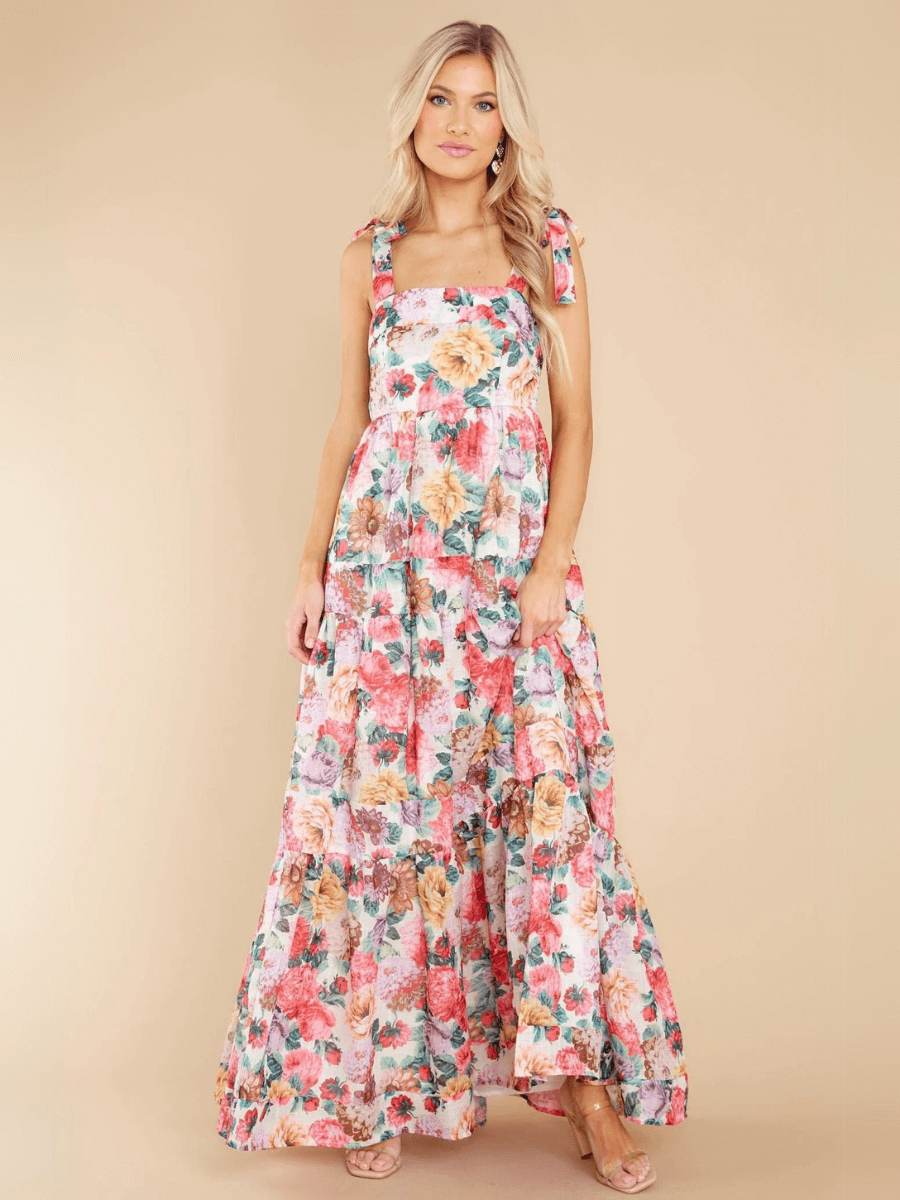 Vaughn Floral Tiered Maxi Dress