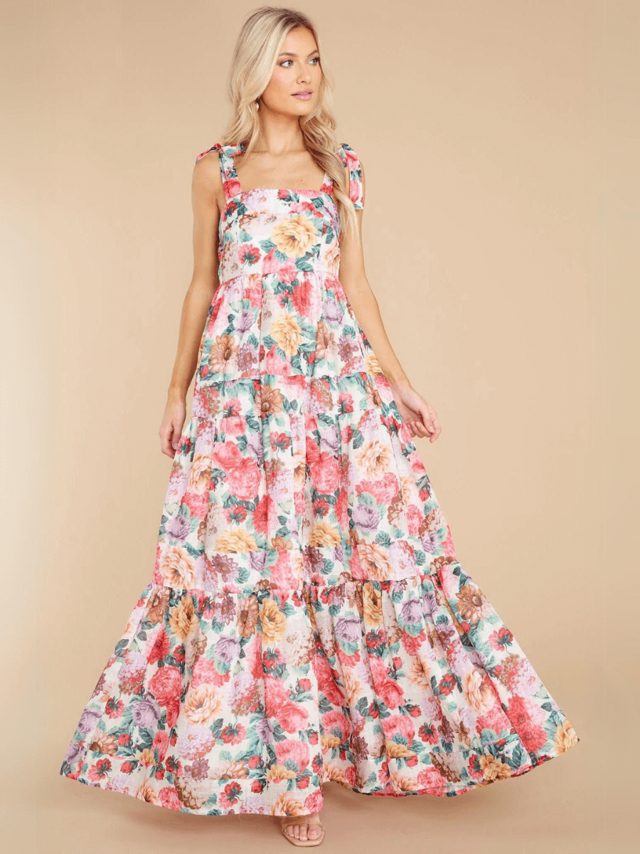 Vaughn Floral Tiered Maxi Dress
