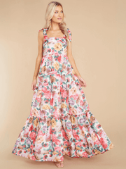Vaughn Floral Tiered Maxi Dress