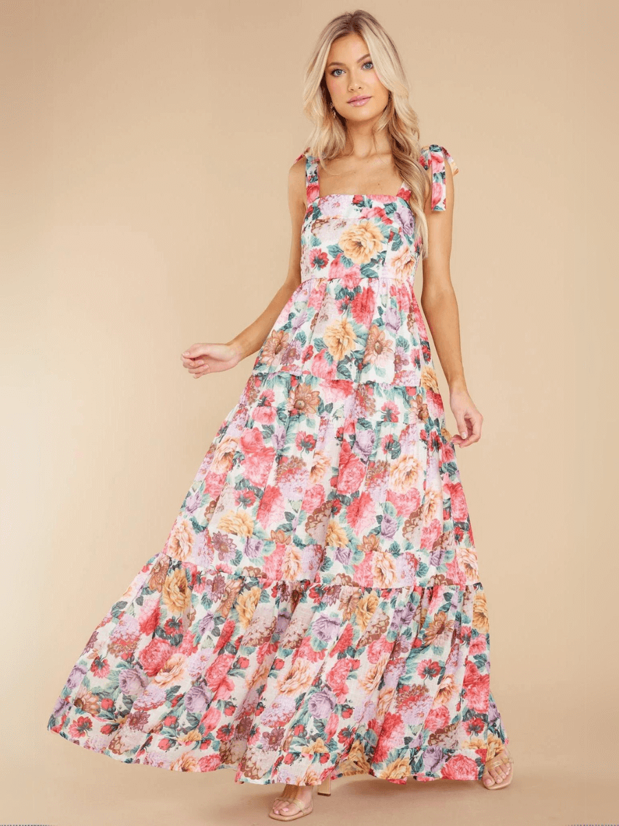 Vaughn Floral Tiered Maxi Dress