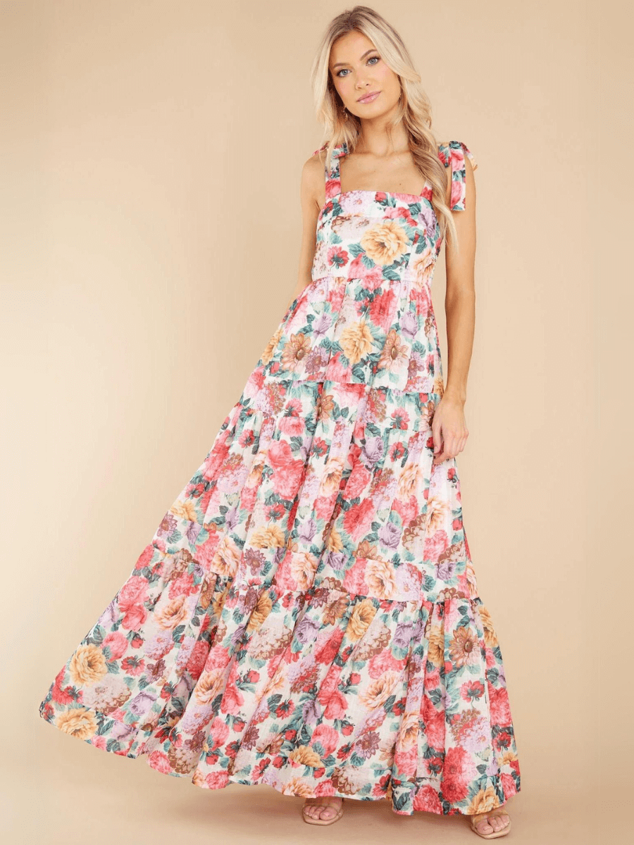 Vaughn Floral Tiered Maxi Dress