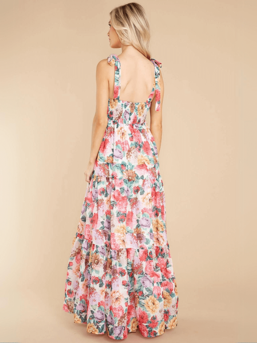 Vaughn Floral Tiered Maxi Dress