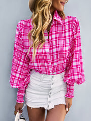 FLEETWOOD BLOUSE - PINK PRINT