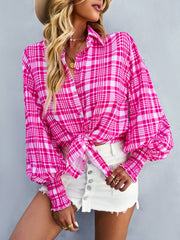 FLEETWOOD BLOUSE - PINK PRINT